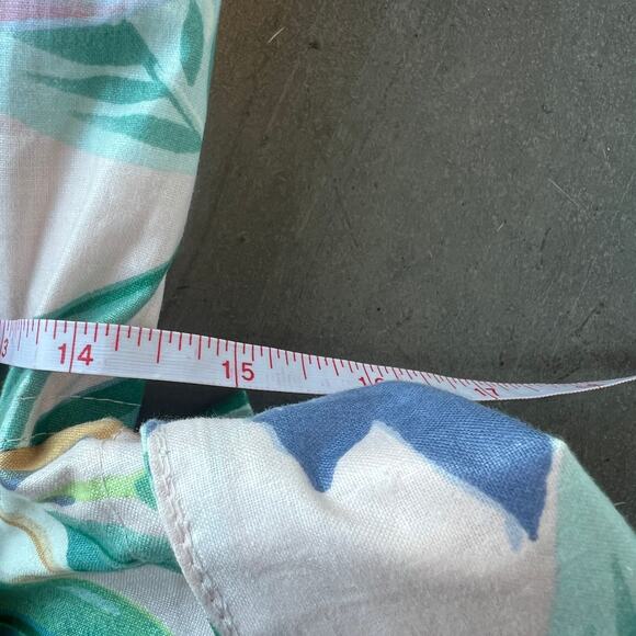 Vintage 1980s Karen Alexander Floral Peplum Midi Dress 6 Small - Picture 4 of 5